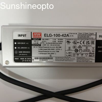 Alimentation LED à courant constant étanche IP65/IP67 70-100W avec boîtier en aluminium pour éclairage LED