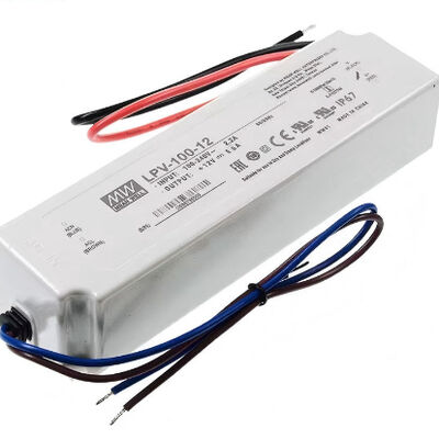 Massif Meanwell 102W 12V alimentation LED étanche à l'eau pilote LED à sortie unique