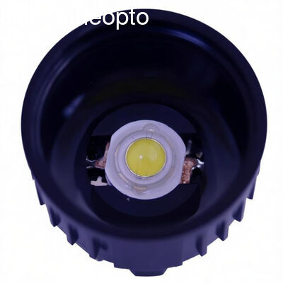 Lentille optique LED PMMA avec angle de vision de 45 degrés et taille 19,8 x 10,75 mm pour projecteur LED