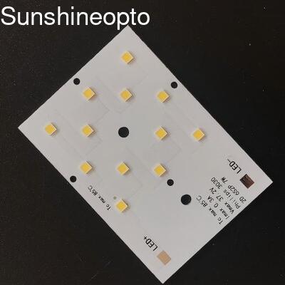 Panneau PCB personnalisé 12 en 1 SMD 3030 LED, pour réverbère, lumière d'inondation, route, autoroute, jardin, Tunnel