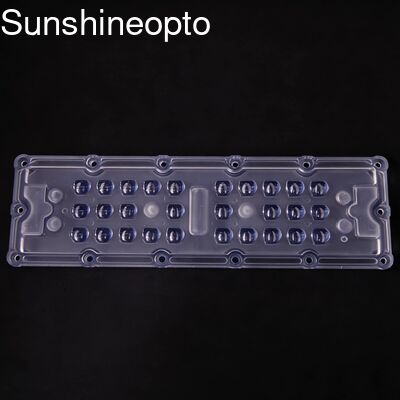 Lentille d'angle de faisceau 28 en 1, 236x70mm, 80x150 degrés, pour la lumière, en vrac