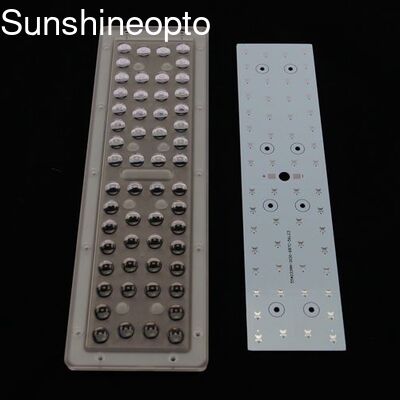 Lentille LED de collimateur d'angles de faisceau multiples de PC de 50W avec le panneau PCB mené par SMD 3030 pour la lumière