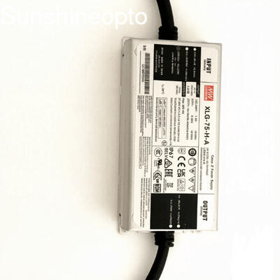 Driver LED à puissance constante de 75W avec entrée 100-305VAC pour applications d'éclairage LED