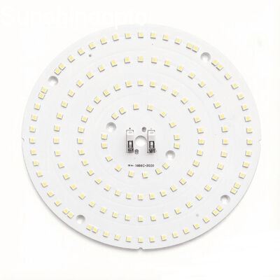 Module PCB 100W 3030 LED avec lentille haute baie, transmission de la lumière 92%, lentille optique PC pour éclairage industriel haute baie