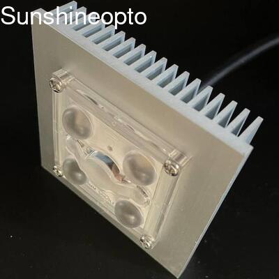 Module de lampadaire LED 5050 étanche avec lentille PC de 150 × 75 degrés, solution d'éclairage routier de type II