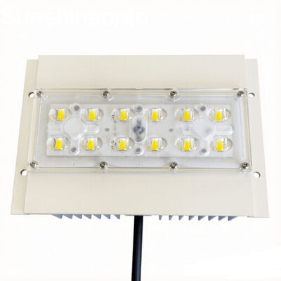 Module de lampadaire LED 60 W 7070 avec lentille optique 158 × 103 degrés et PCB en aluminium pour l'éclairage routier