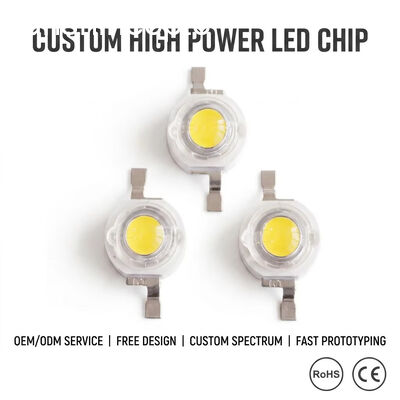 3W Puissance élevée Bridgelux LED Chip 240lm 6000K ∼6500K Émetteur LED blanc pour éclairage de rue, éclairage d'inondation et éclairage industriel