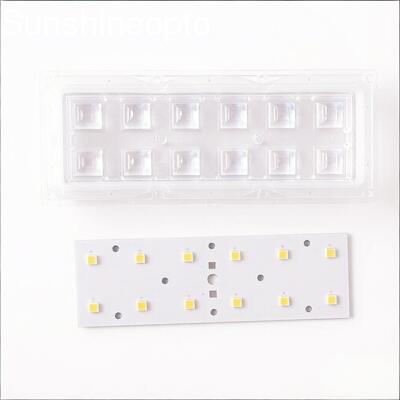 Module LED du kit 5000LM LED de modification de réverbère de 2×6 SMD 5050 LED avec la lentille optique de 60×60°