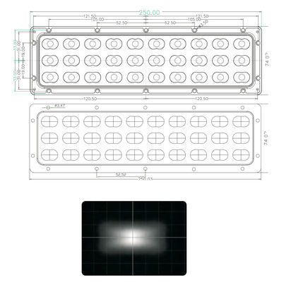 High Lumen Complete 3x10 Led Streetlight Module Led Light Retrofit Kits
