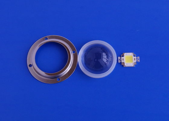 50mm Dia COB Glass Lens 28mm Height For 10w 20w 30w LED