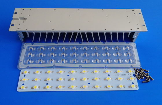 Outdoor 3 x 10w LED Street Light Components , Led Road Lamp Fittings