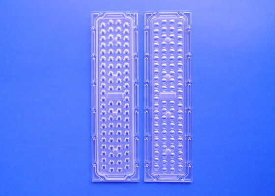 Vertical 136x78 Degree 70W SMD3030 84LED PC Road Light Lens