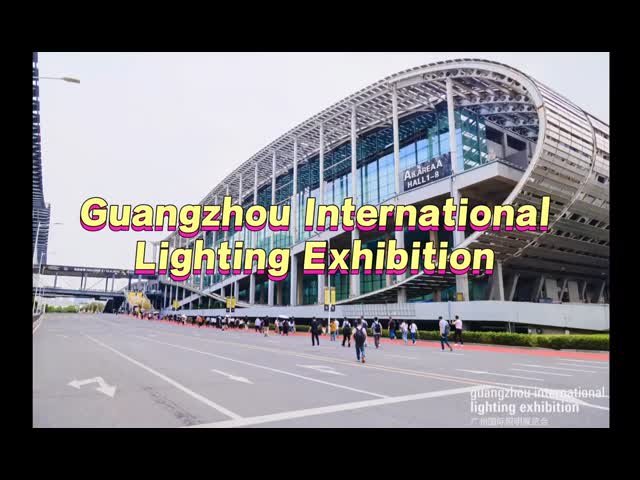 the opening of Guangzhou International Lighting Exhibition