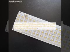 Customized SMD LED PCB Board 2835 Type for 30 to 50W Street Light Modules with Long Lifespan LEDs and Options for New Lens and Board Designs