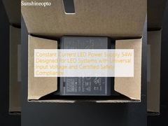 Énergie LED à courant constant 54W Conçue pour les systèmes LED à tension d'entrée universelle et certifiée conforme à la sécurité