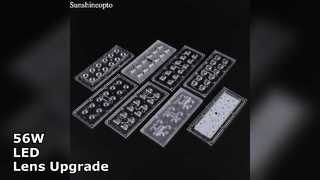 Mise à niveau de l'objectif de rue LED 56 W