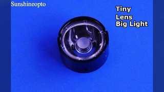 La plus petite lentille LED XPE XPC 10-70 degrés